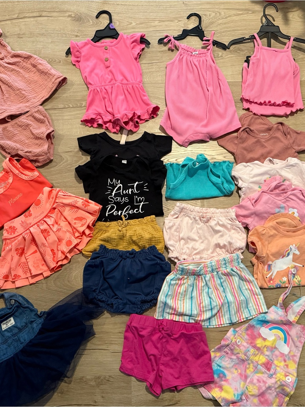 Old Navy Girls Pink and Black Mixed Matching Set Lot